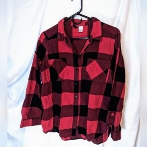 H&M size 12 classic plaid flannel